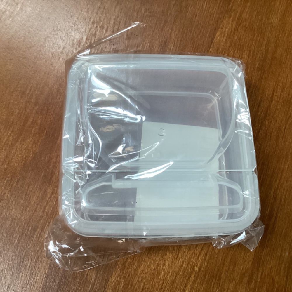 Clear Plastic Stackable Containers Bundle New - Picture 10 of 12